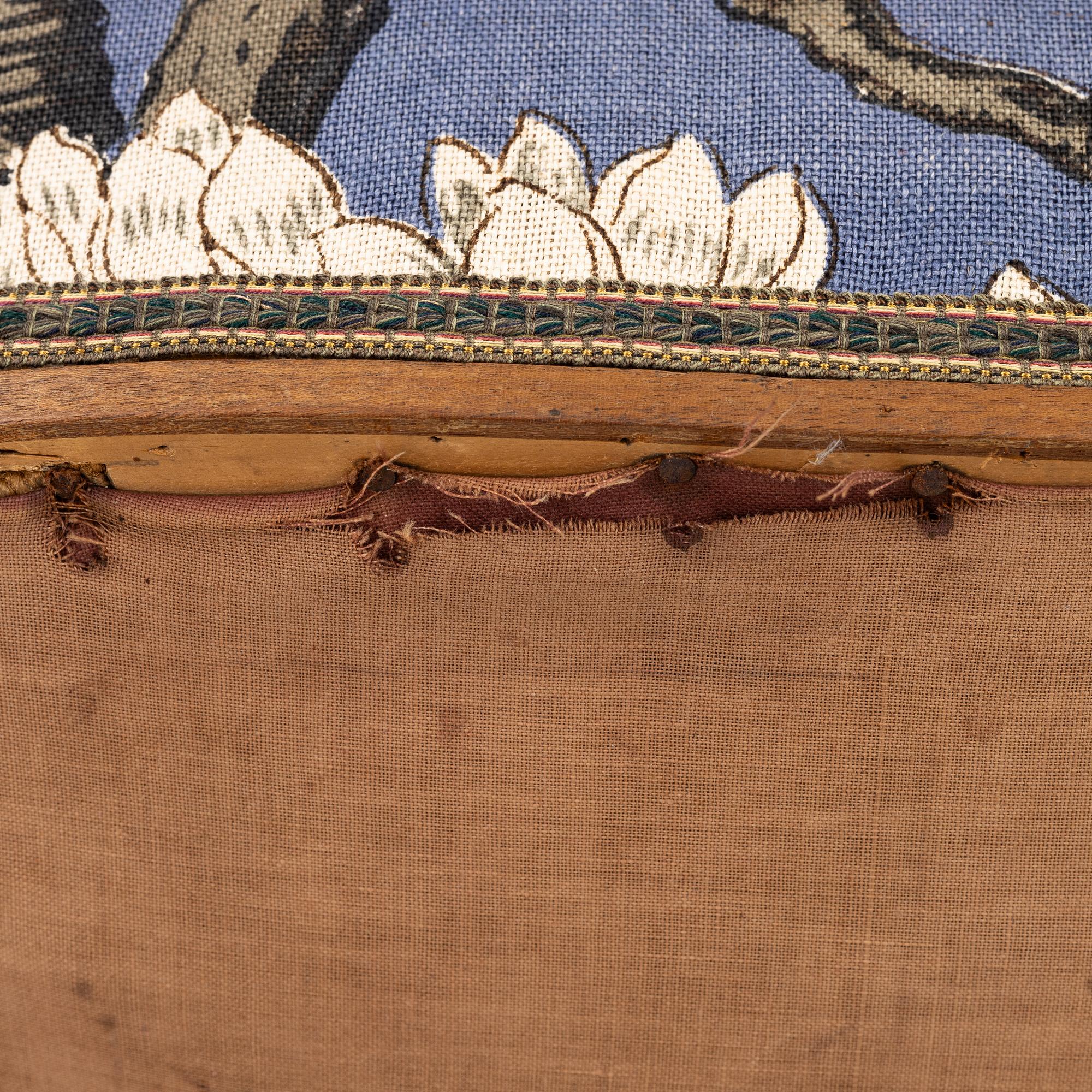 Josef Frank, a model 969 armchair, Firma Svenskt Tenn, Sweden.