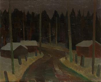 Veikko Vionoja, oil on canvas, signed and dated -53.