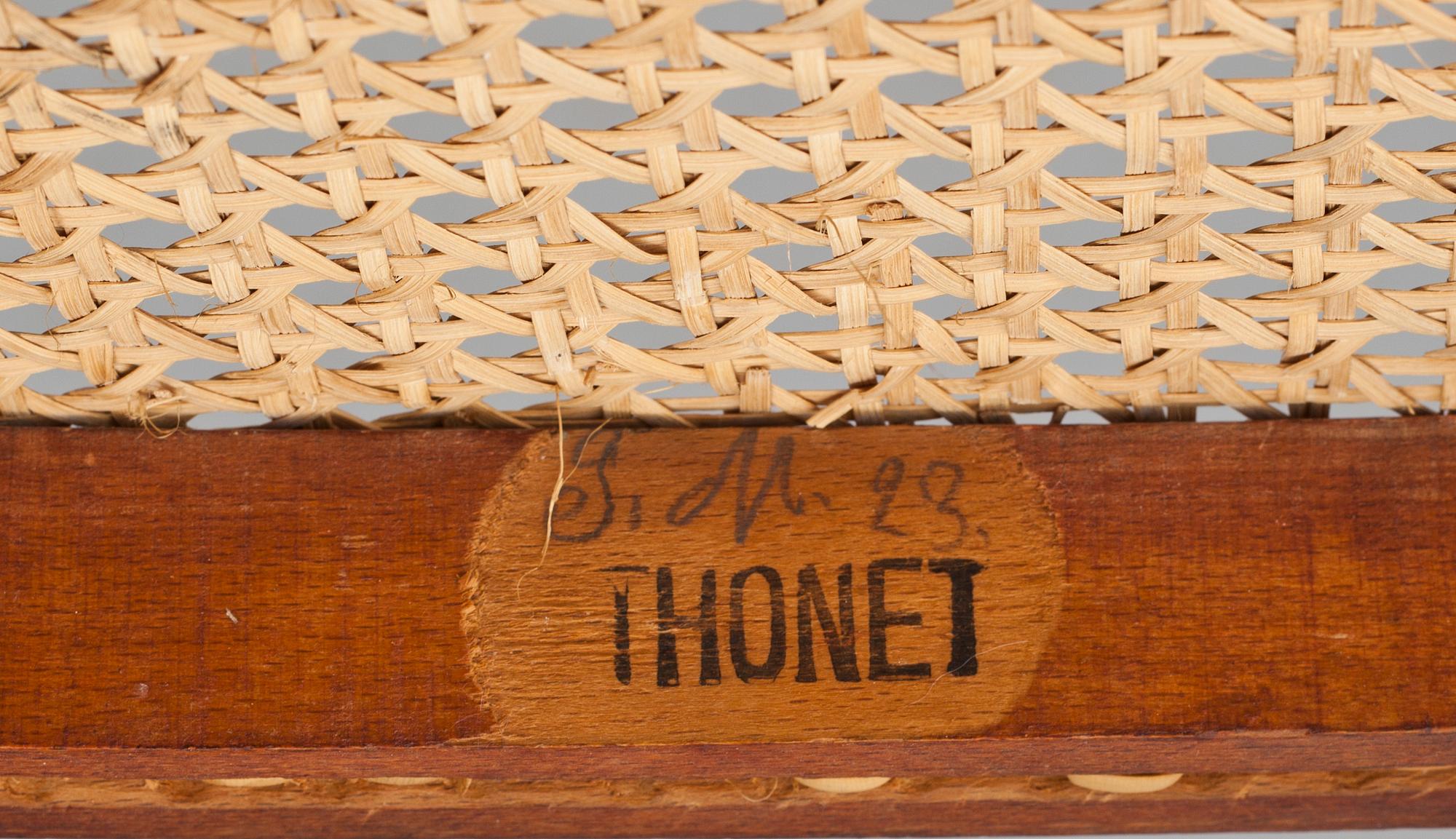 STOLAR,  ett par, Thonet, 1900-talets första hälft.