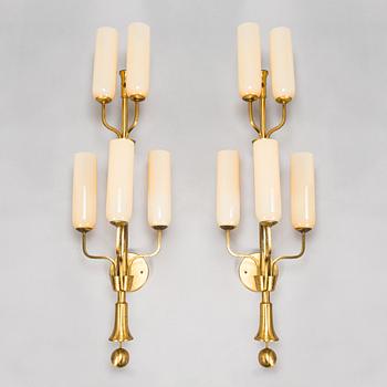 Paavo Tynell, a pair of 1940's wall lights for Taito.