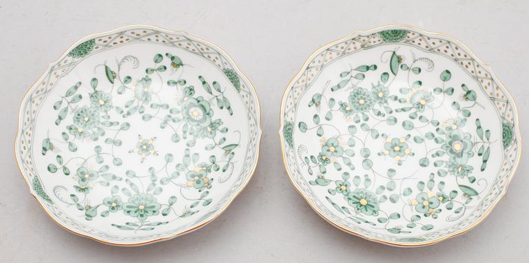 MOCKAKOPPAR, 12 st, porslin, Meissen, 1900-talets andra hälft.
