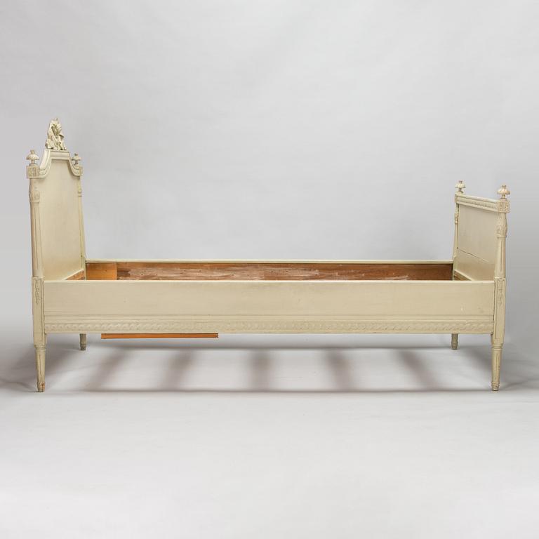 A late 18th century Swedish Gustavian bed.
