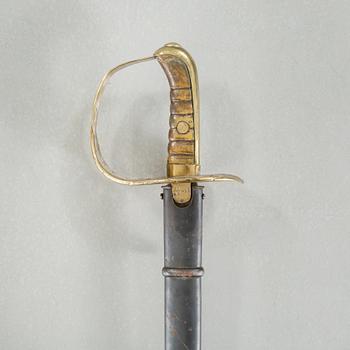 A sword for the swedish army, m/1867.