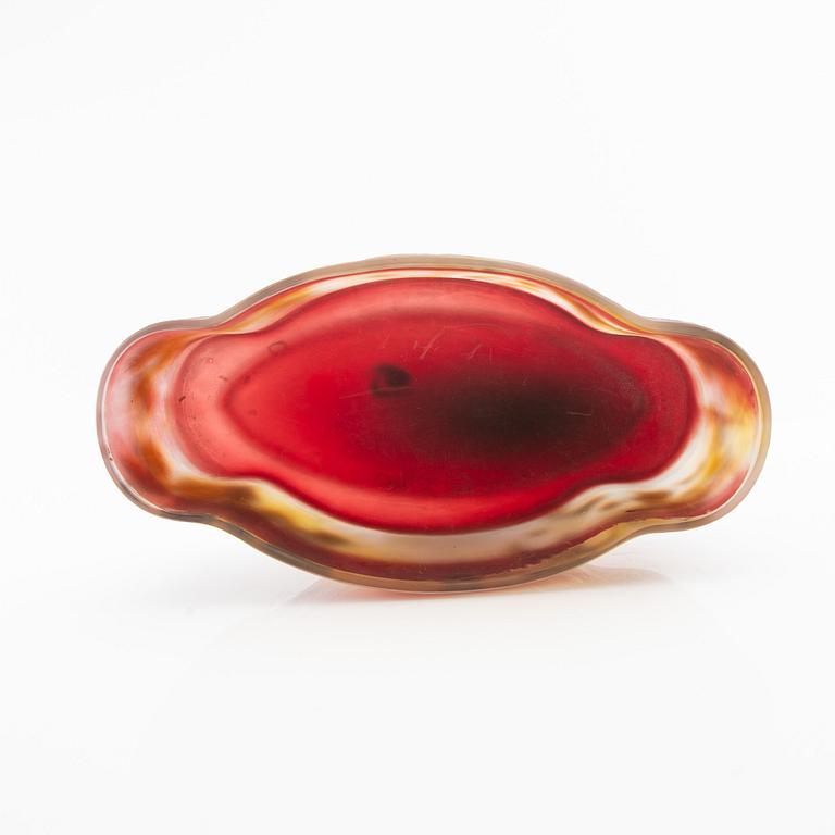 Emile Gallé, bowl Art Nouveau Nancy, France early 20th century.