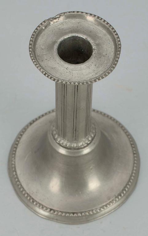 LJUSSTAKE, tenn, Johan Lindblad (1827-1861) Åbo 1829.