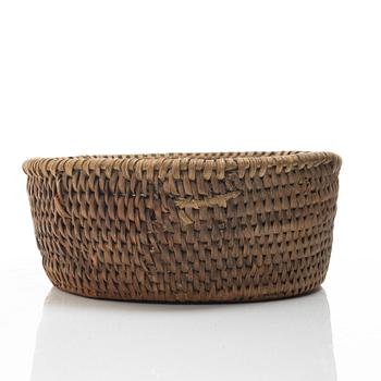 Root baskets, 3 pcs, folk art, 19th century.