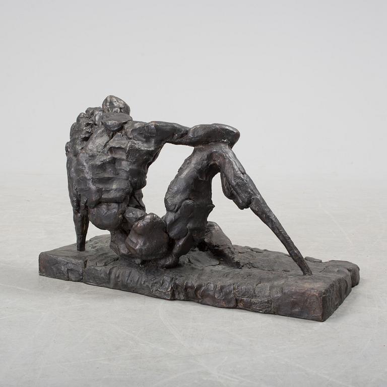 TORE ENAR HÖGLUND, sculpture, bronze. Signed and with foundry mark. Height 36 cm, length 59 cm.
