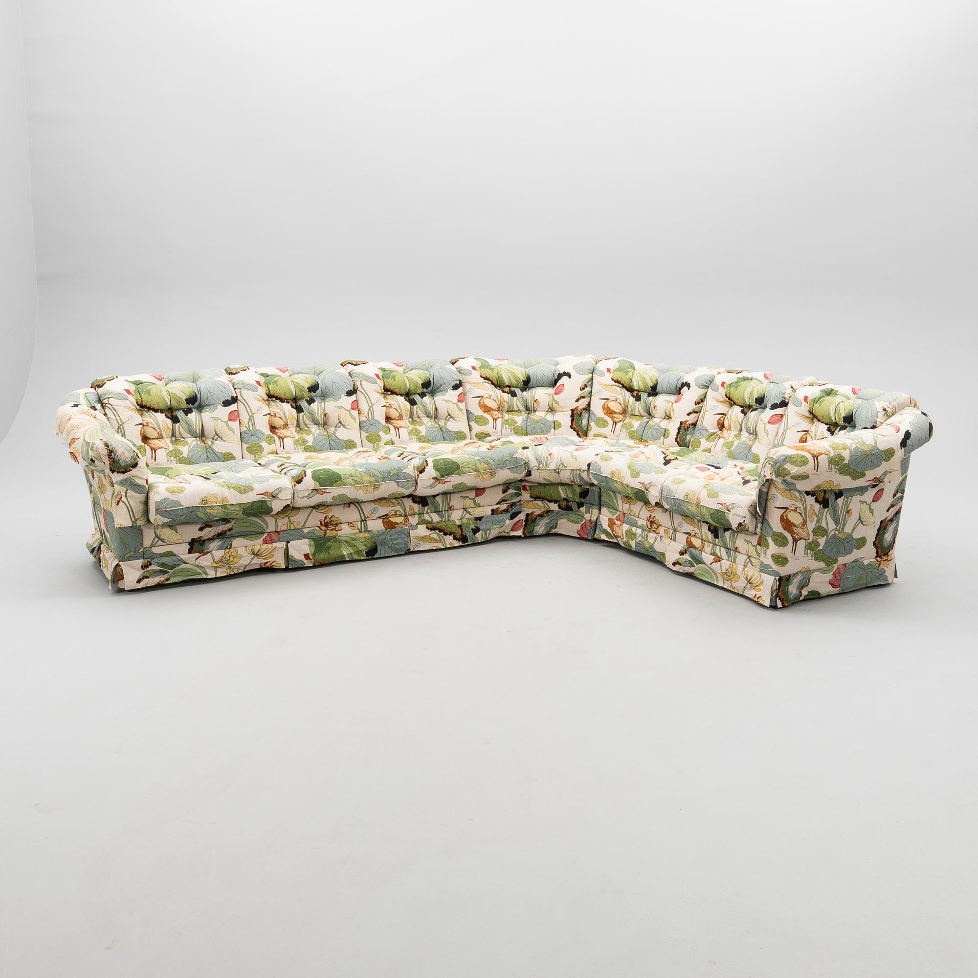 Corner sofa mid/second half of the 20th century.