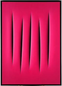Ralf Arzt, "Trompe l'oeil Hommage à Fontana 2.0 IX".