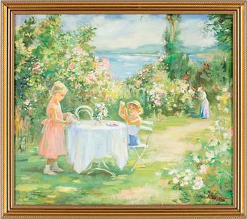 TATIANA UTKINA, olja på duk, sign och dat á tergo 1999.
