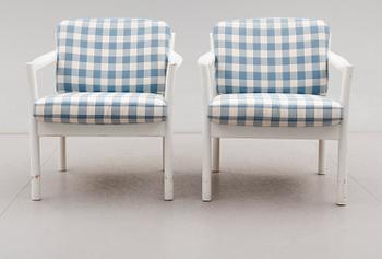 FÅTÖLJER, 1 par, 1900-talets andra hälft.