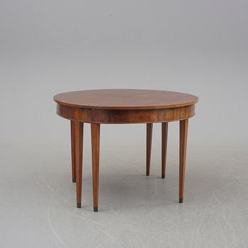 a 19th century mahogany dining table.