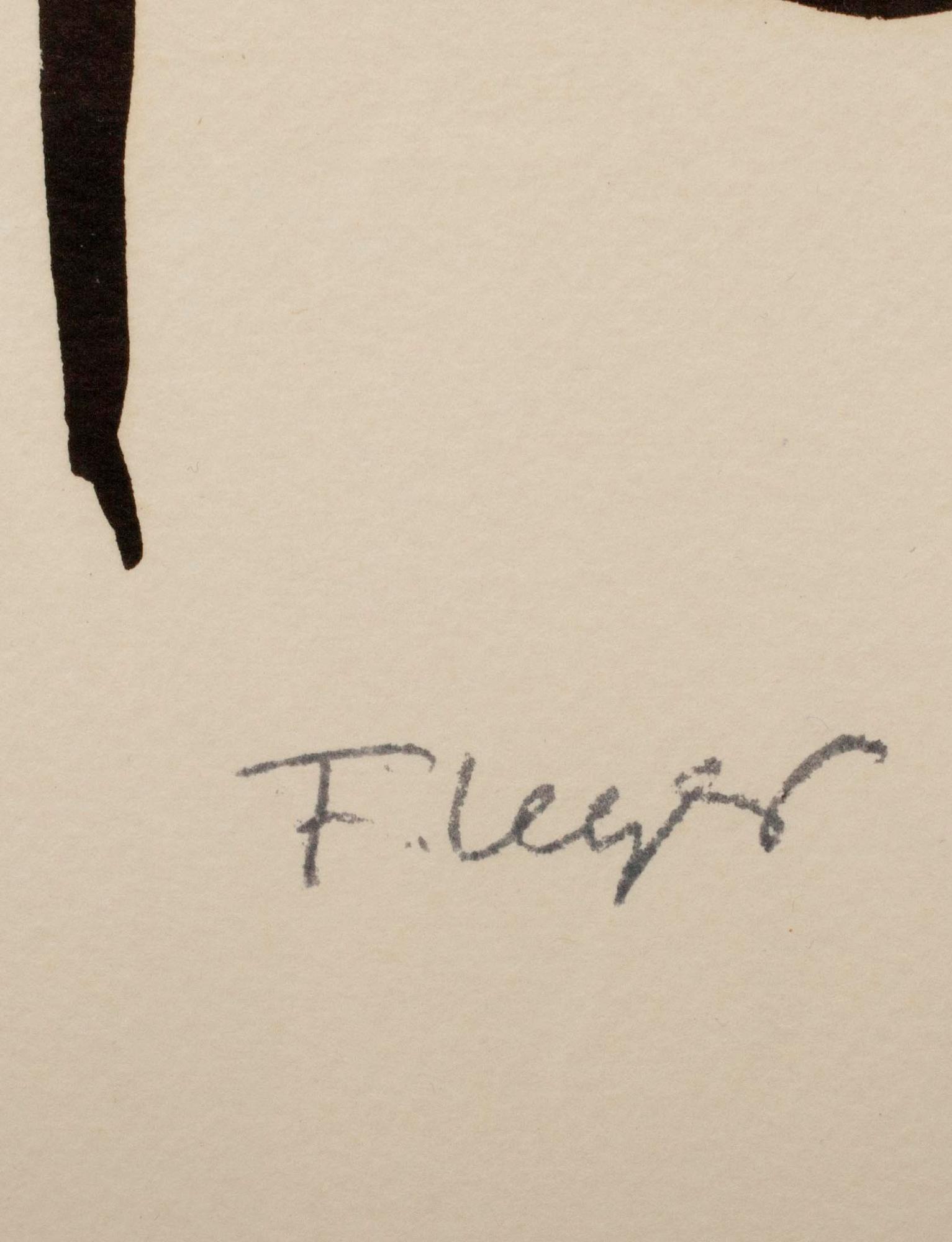FERNAND LÉGER, litografia, signeerattu, numeroitu 36/180.