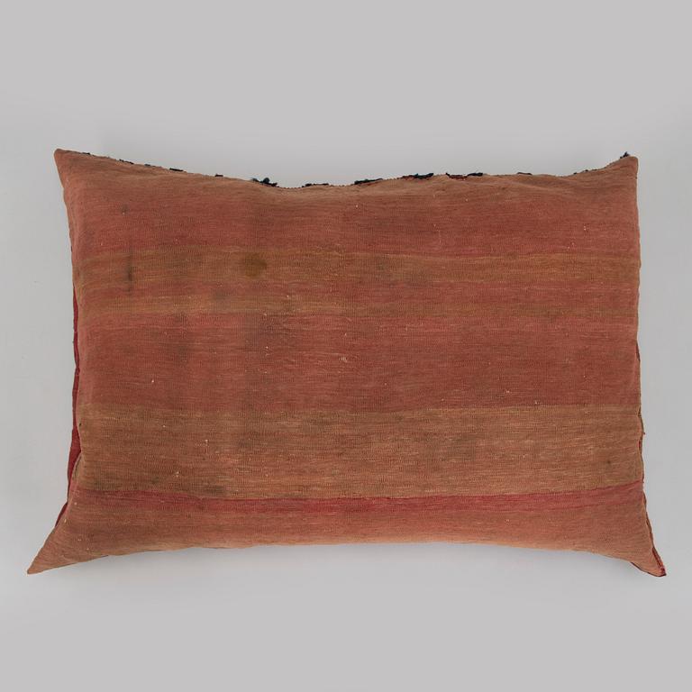 Two presumably antique Turkmenistan Yomud cushions/bag fronts.