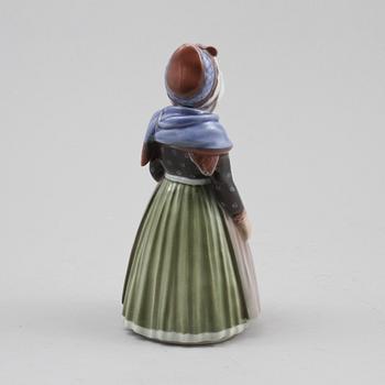 FIGURIN, porslin, Dahl Jensen, omkring 1900-talets mitt.