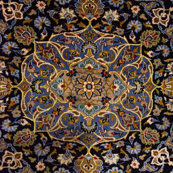 A carpet, Kashan, ca 400 x 311 cm.
