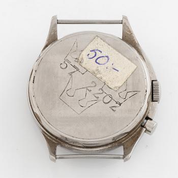 Lemania, Tg 195, "Tre kronor/Three Crowns", wristwatch, 40 mm.