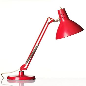 Jac Jacobsen, a desk lamp, model "L 9", Luxo, Norway, mid-20th century.