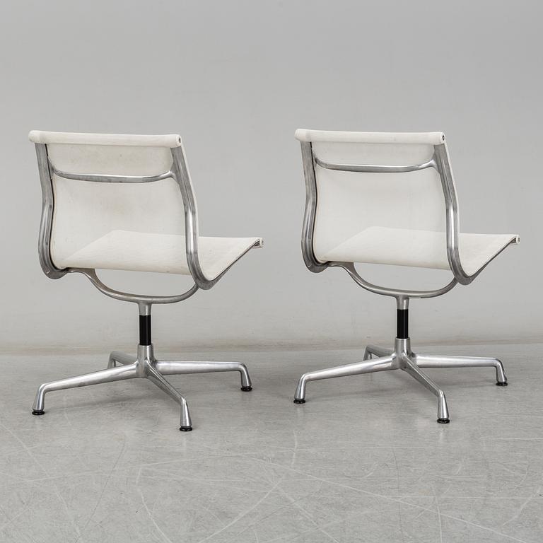 CHARLES & RAY EAMES, a pair of 'EA 108' chairs, Vitra.
