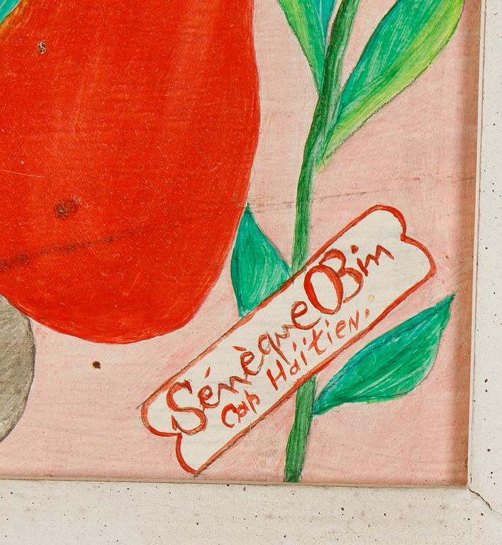 Sénèque Obin, oil on panel, signed.