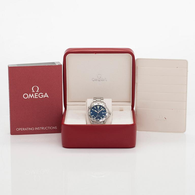 Omega, Seamaster Professional, "Electric Blue", wristwatch, 41 mm.