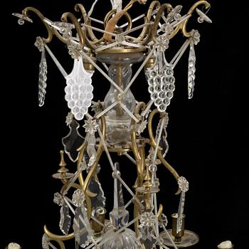 A Baroque style chandelier, 20th Century.