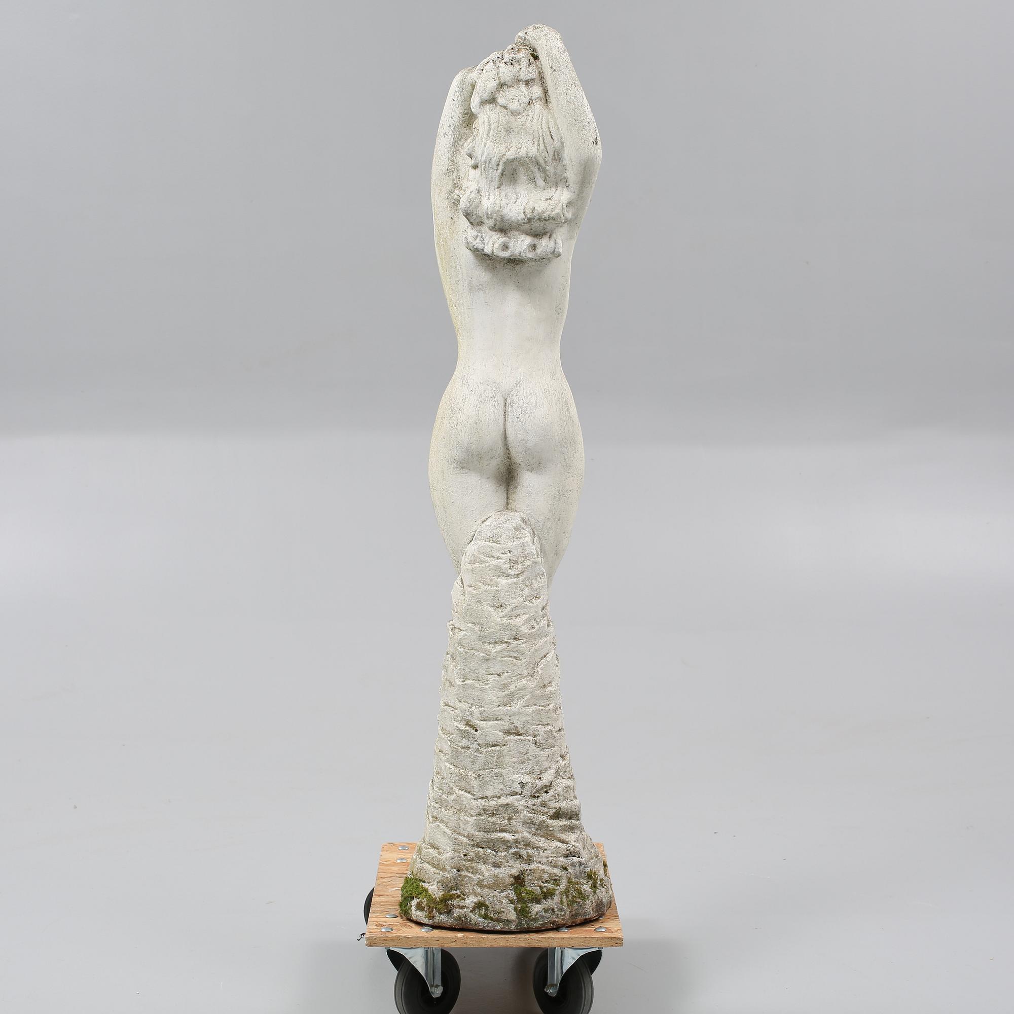 TRÄDGÅRDSSKULPTUR, stenmassa, 1900-talets slut.