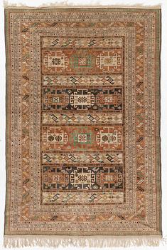 An Indian carpet, c.261 x 180 cm.