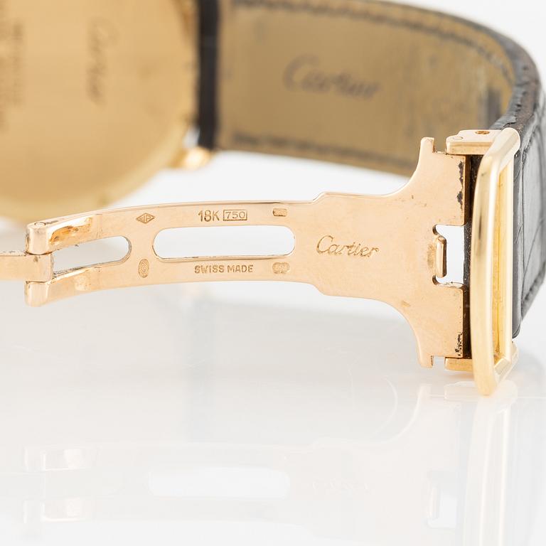 Cartier, Louis Ronde, wristwatch, 33.5 mm.