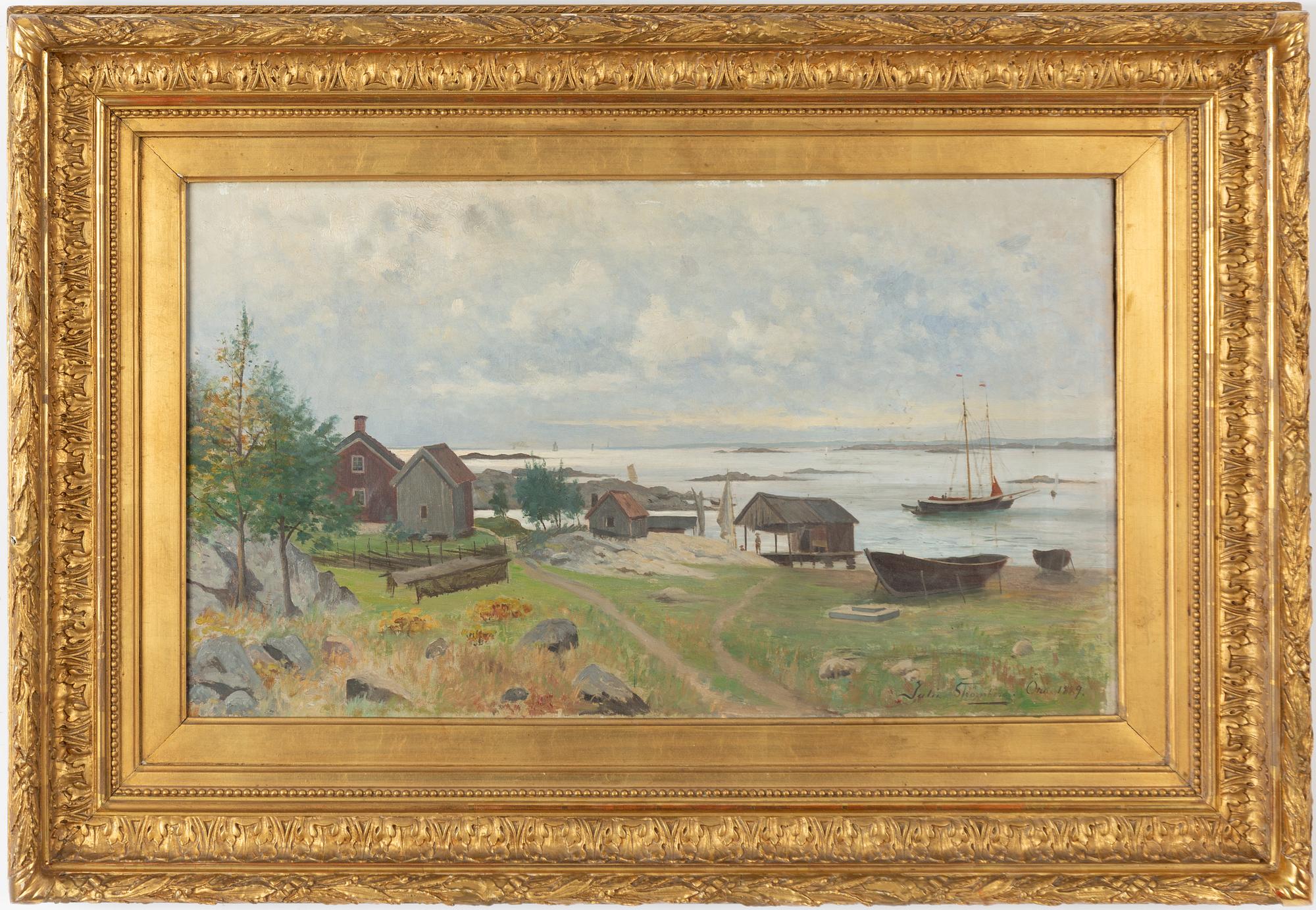 Julia Strömberg, Skärgårslandskap.