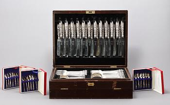 BESTICKSERVIS, 162 delar, silver, Thailand, 1900-tal. Vikt 5340 g.