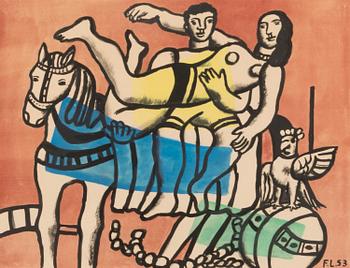 Fernand Léger, hänen mukaansa, litografia, signeerattu ja numeroitu 48/285.