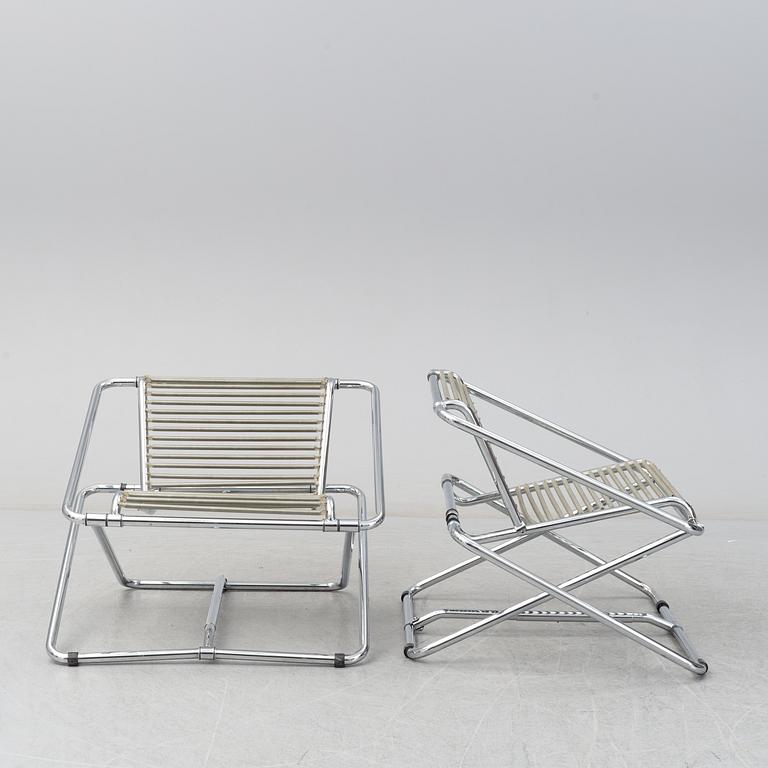 RON ARAD,"Rocking Chair", a pair of easy chairs, One Off, England, 1980-tal.