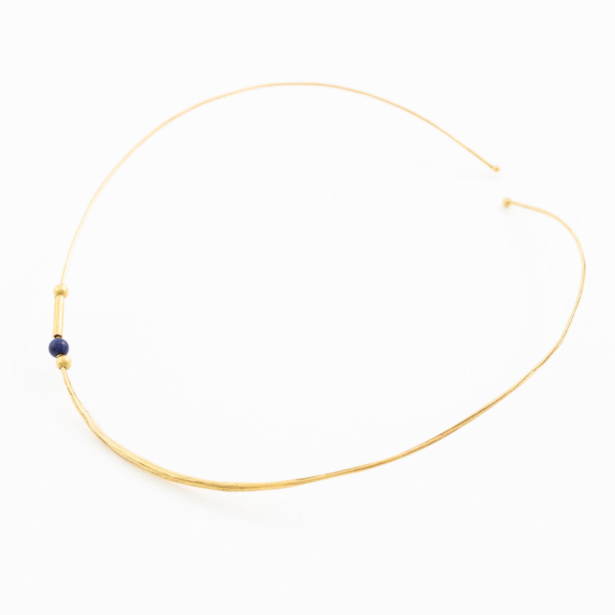 PA Lundahl-Terrs, en collier och ett armband 18K guld, Växjö 1972.