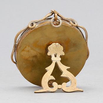 MINIATYRMÅLNING, på ben, okänd konstnär, ej signerad, 1800-tal.