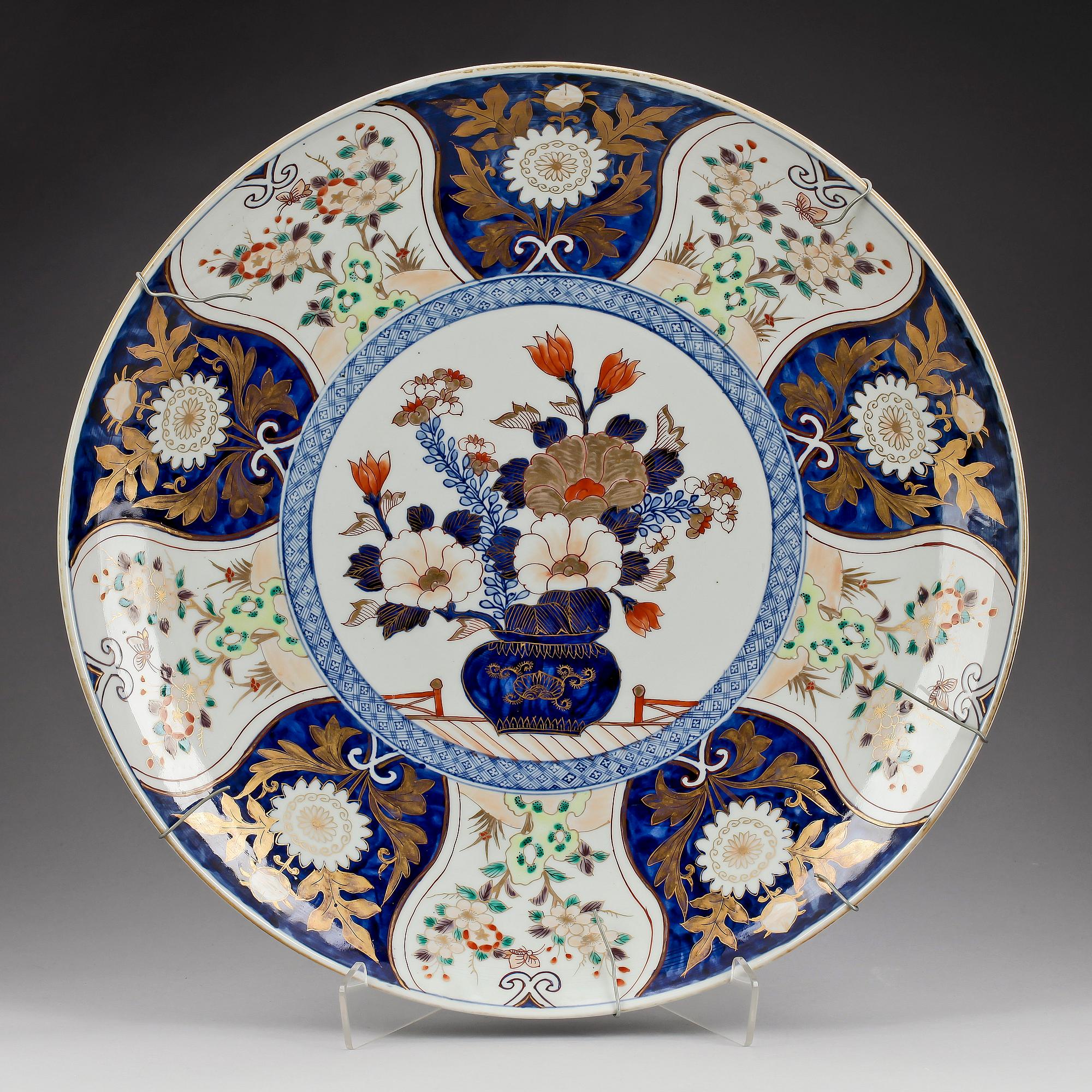 FAT, porslin. Meiji Japan sekelskifte 1900.