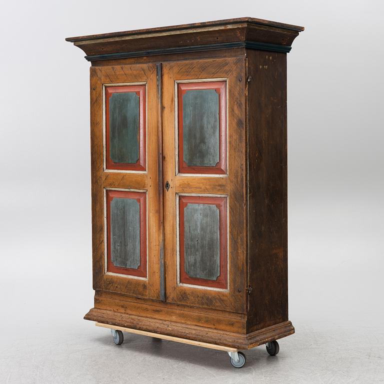 A Swedish painted cabinet, 19th Century.