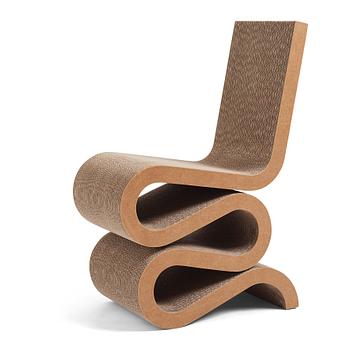 Frank Gehry, "Wiggle side chair", Vitra, post 1972.