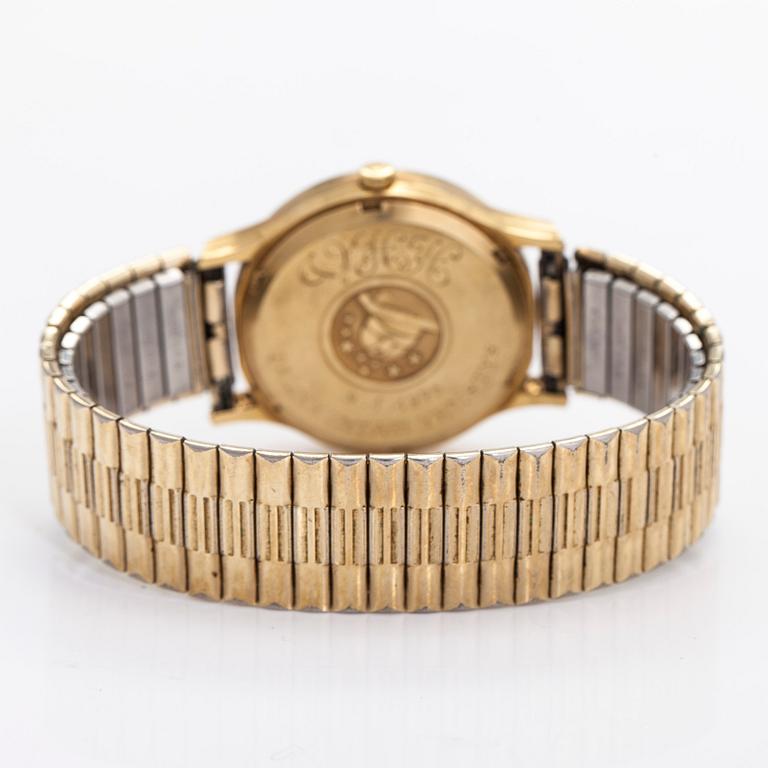 Omega, Constellation, Electronic ( f300Hz), armbandsur, 18K guld, stämgaffel,  plexiglas, ca 1970.