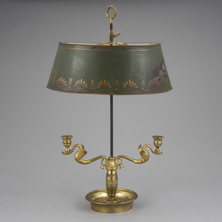 BOUILOTTE LAMPA, empire stil, 1800-tal.