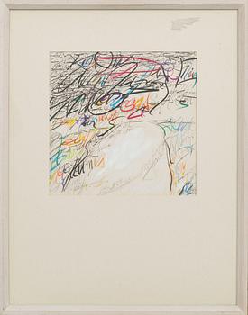 IAN HELLSTRÖM, 2 mixed media paintings, signed.