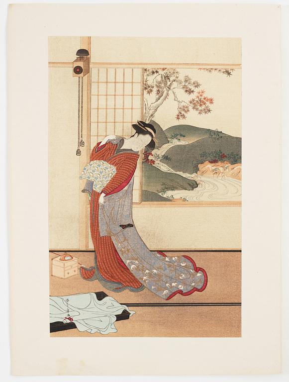 PARTI FÖREMÅL, 16 delar. Japan, 1900-tal.