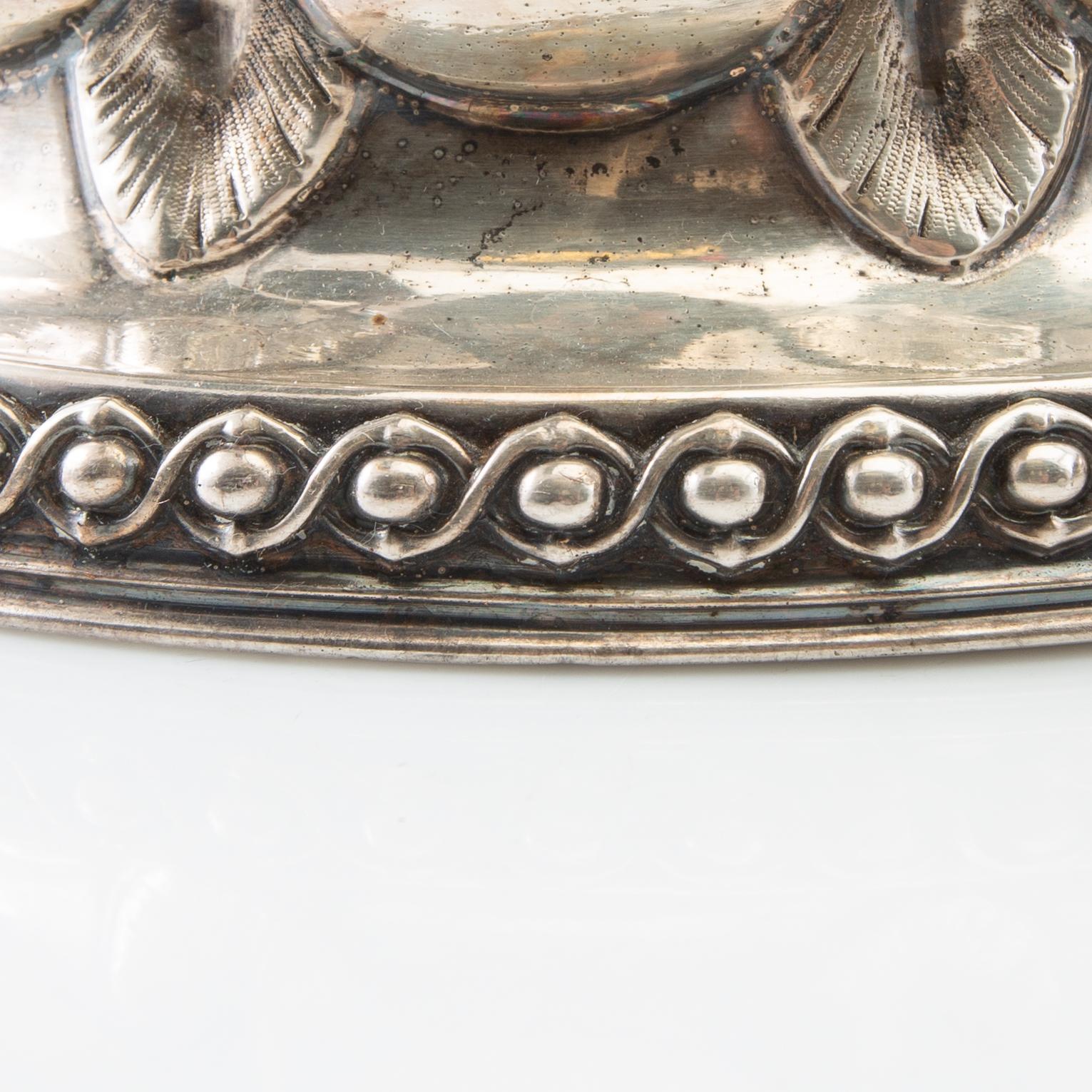Cloche/Serving dome 2 pcs silver-plated early 20th century England.