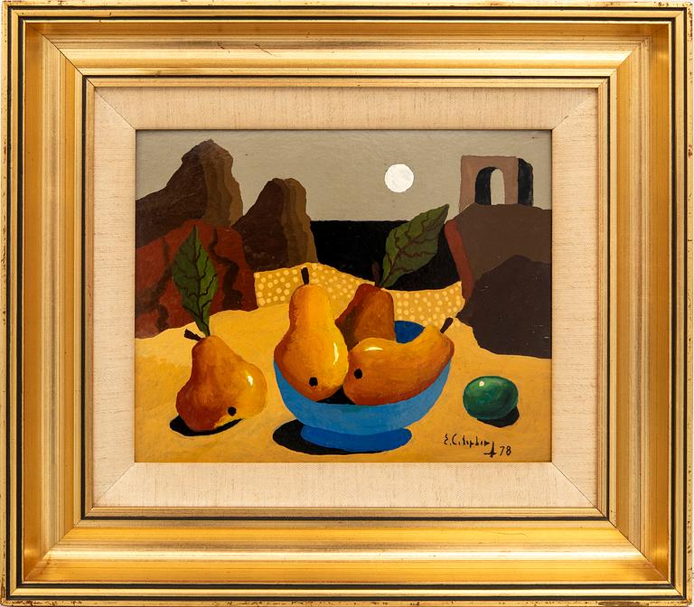 Eric Cederberg, Stilleben med päron.