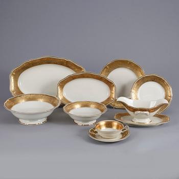 MATSERVIS, porslin, 39 delar, "Chippendale", Rosenthal.