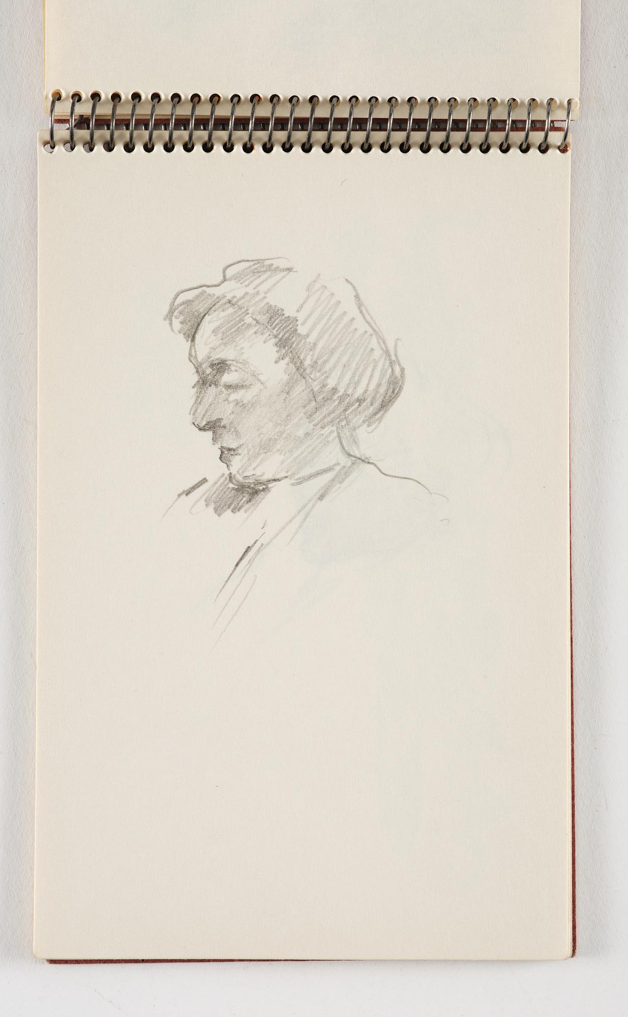 Lotte Laserstein, 10 små skissblock med teckningar.