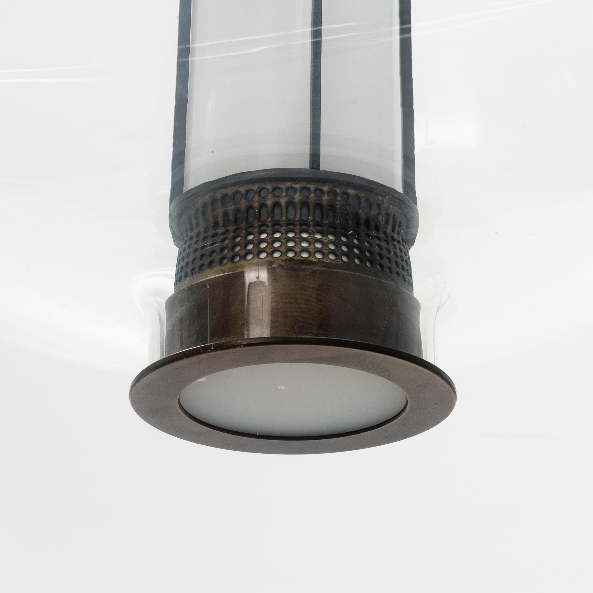 Neri & Hu, a pair of, "BAI T MA MA OUT" outdoors ceiling lamps, Parachilna.