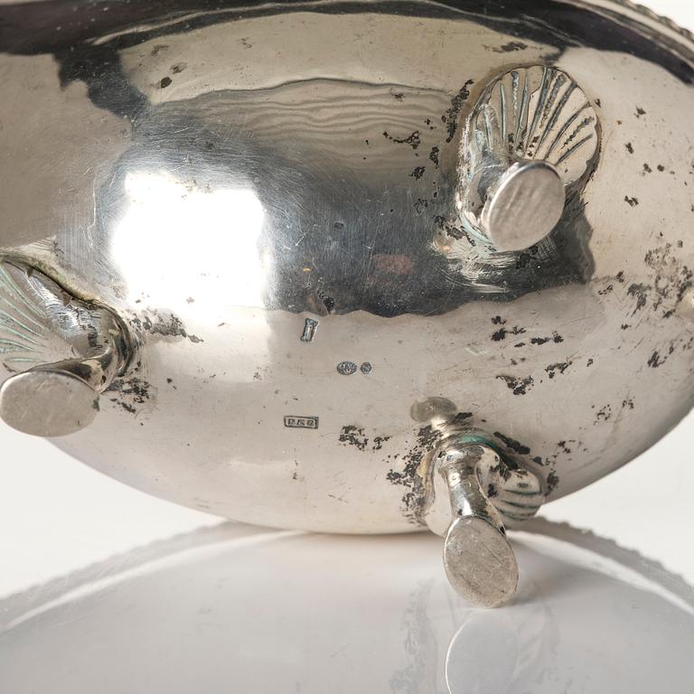 Tedos, sauceboat and cup, silver, including Ottoman Empire.