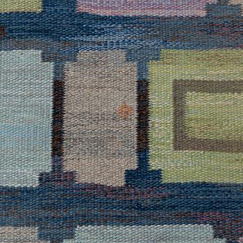 Judith Johansson, a carpet, "Spise hall", flat weave, ca 272 x 209 cm, signerd JJ B.