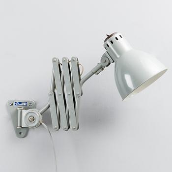 SWIVEL WALL LAMP / INDUSTRIAL LAMP, Tateka, 1950s/60s.